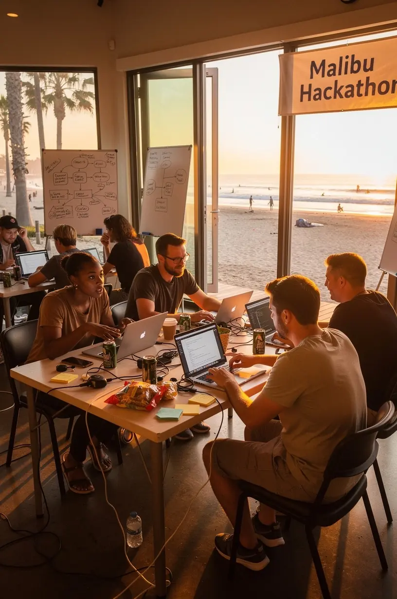 Modern office environment